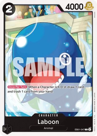 (EB01-047) Laboon (047) - Extra Booster: Memorial Collection - Normal