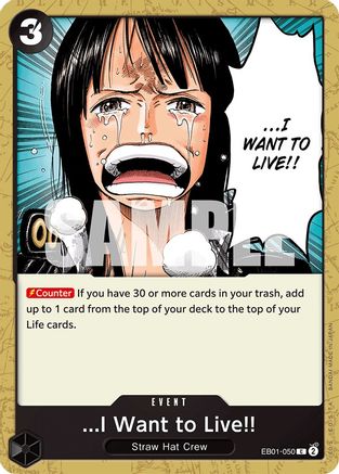 (EB01-050) ...I Want to Live!! - Extra Booster: Memorial Collection - Normal
