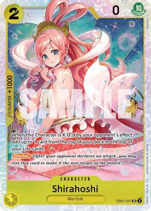 (EB01-057) Shirahoshi - Extra Booster: Memorial Collection - Foil