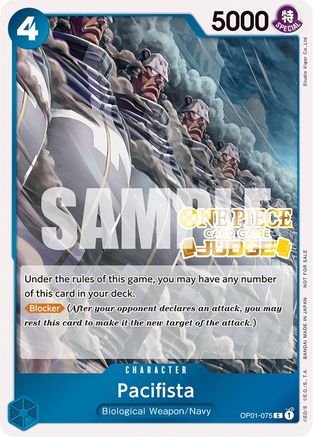 (OP01-075) Pacifista (Judge Pack Vol. 3) - One Piece Promotion Cards Foil