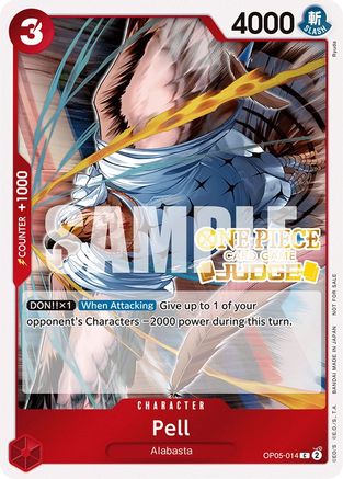 (OP05-014) Pell (Judge Pack Vol. 3) - One Piece Promotion Cards Foil