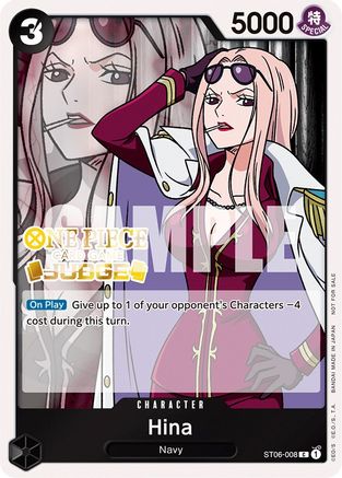 (ST06-008) Hina (Judge Pack Vol. 3) - One Piece Promotion Cards Foil