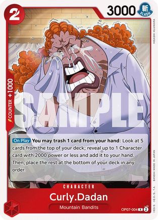 (OP07-004) Curly.Dadan - 500 Years in the Future Foil