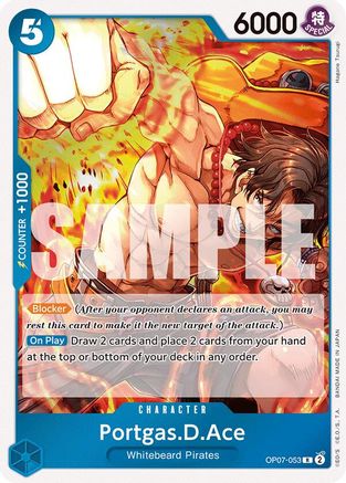 (OP07-053) Portgas.D.Ace (053) - 500 Years in the Future Foil