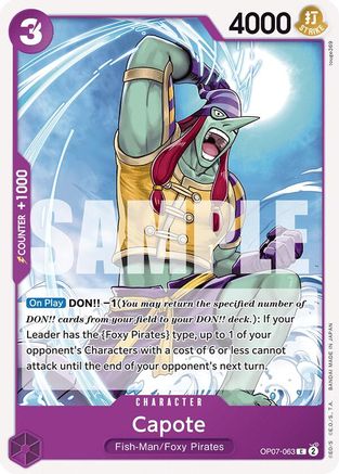 (OP07-063) Capote - 500 Years in the Future Normal