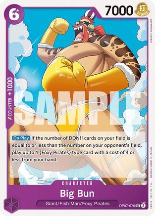 (OP07-070) Big Bun - 500 Years in the Future Normal