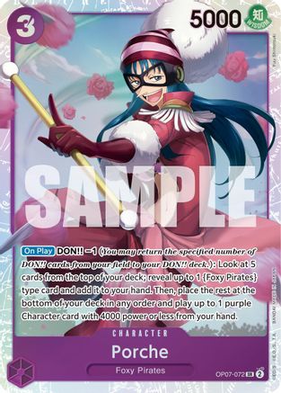 (OP07-072) Porche - 500 Years in the Future Foil