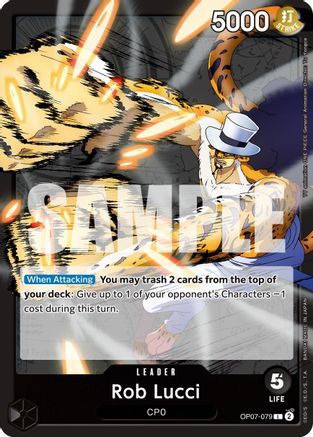 (OP07-079) Rob Lucci (079) - 500 Years in the Future Normal