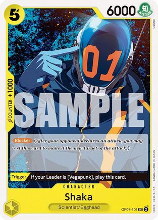 (OP07-101) Shaka - 500 Years in the Future Normal