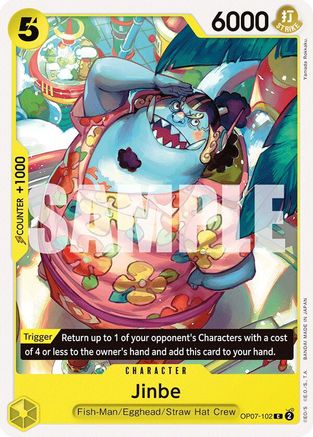 (OP07-102) Jinbe (102) - 500 Years in the Future Normal