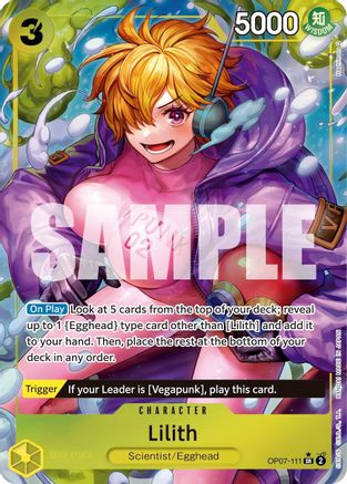 (OP07-111) Lilith (Parallel) - 500 Years in the Future Foil