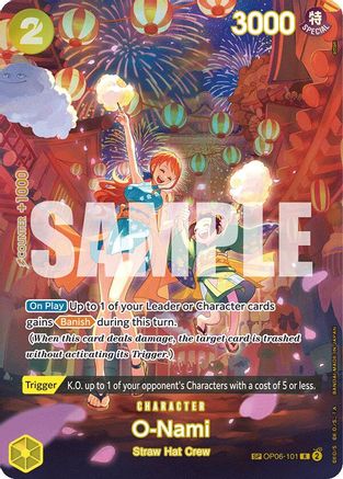 (OP06-101) O-Nami (SP) - 500 Years in the Future Foil
