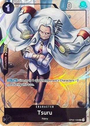 (OP02-106) Tsuru (Premium Card Collection -Best Selection Vol. 1-) - One Piece Promotion Cards Foil