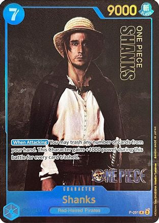 (P-051) Shanks (Premium Card Collection -Live Action Edition-) - One Piece Promotion Cards Foil
