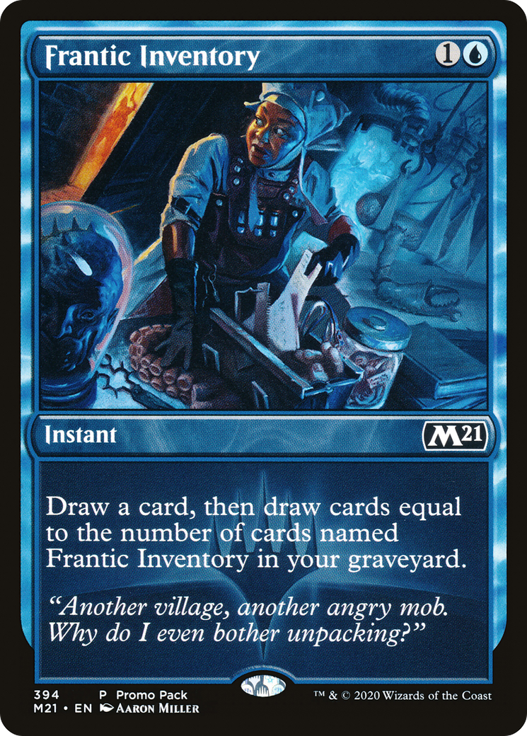 Frantic Inventory (PPM21-394) - Core Set 2021 (Promo Pack)
