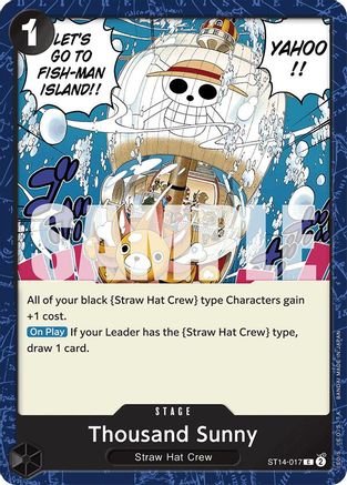 (ST14-017) Thousand Sunny - Starter Deck 14: 3D2Y Normal