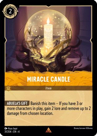 (031/204) Miracle Candle - Ursula's Return Cold Foil
