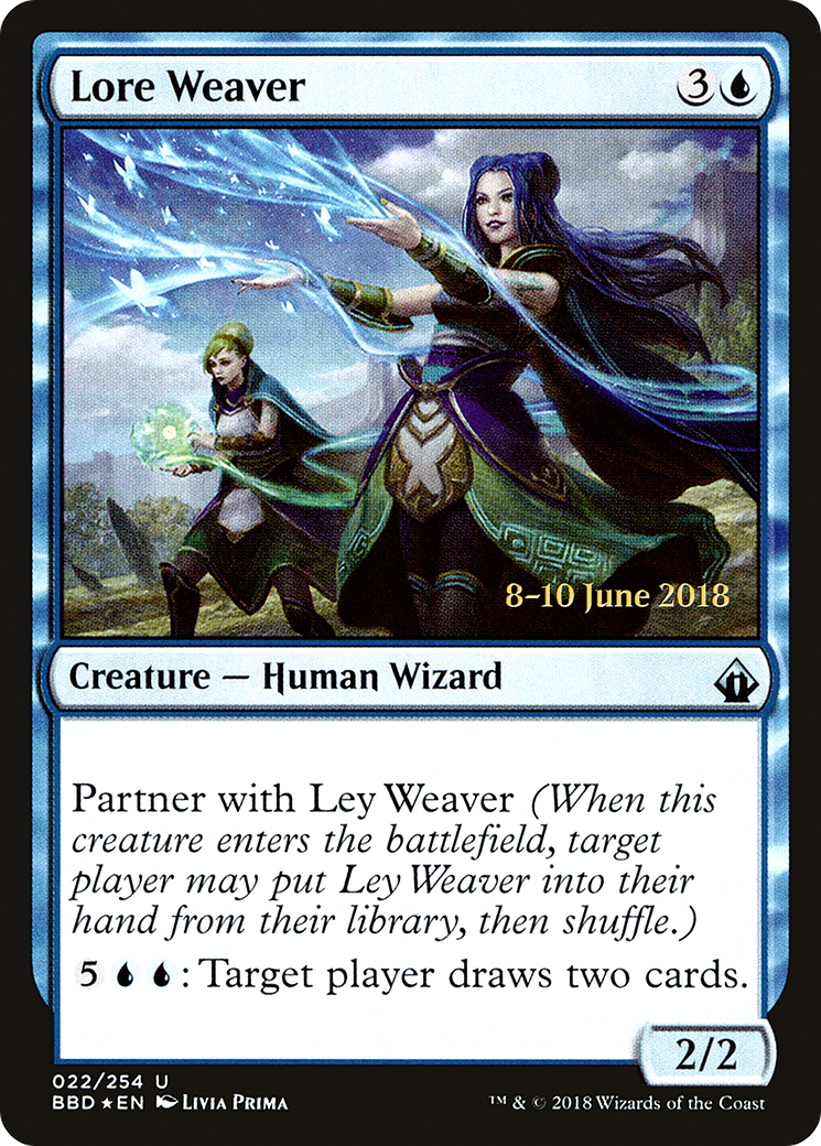Lore Weaver (LARP-22S) - Battlebond Promos (Prerelease) Foil