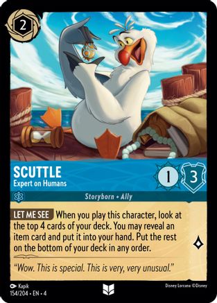 (154/204) Scuttle - Expert on Humans - Ursula's Return Cold Foil