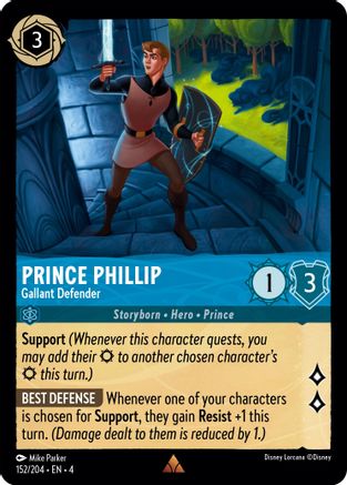 (152/204) Prince Phillip - Gallant Defender - Ursula's Return Normal