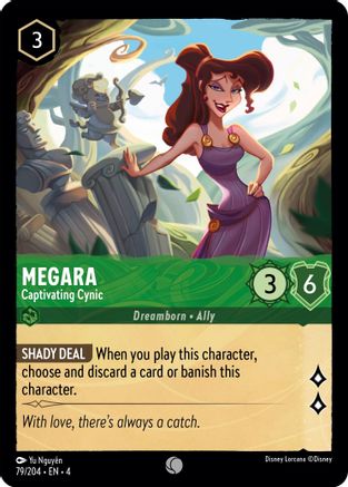 (079/204) Megara - Captivating Cynic - Ursula's Return Normal