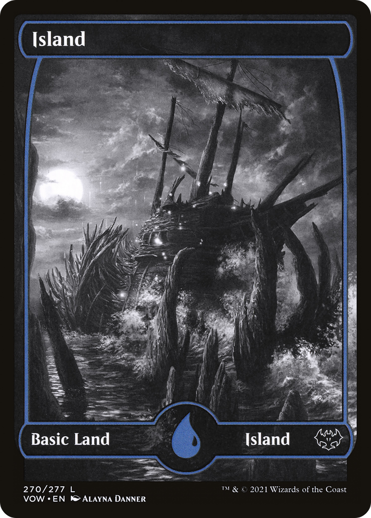 Island (VOW-270) - Innistrad: Crimson Vow: (Showcase) Foil