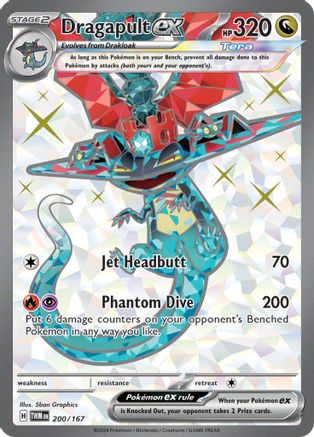 Dragapult ex (200/167) - SV06 Twilight Masquerade Holofoil - Ultra Rare