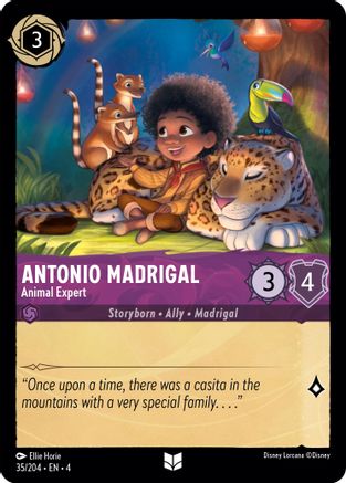 (035/204) Antonio Madrigal - Animal Expert - Ursula's Return Cold Foil