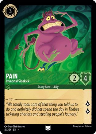 (081/204) Pain - Immortal Sidekick - Ursula's Return Cold Foil