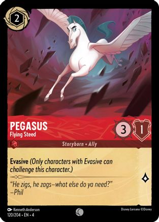 (120/204) Pegasus - Flying Steed - Ursula's Return Cold Foil