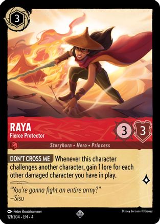(121/204) Raya - Fierce Protector - Ursula's Return Normal