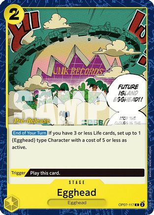(OP07-117) Egghead - 500 Years in the Future Pre-Release Cards Normal