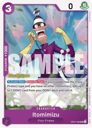 (OP07-060) Itomimizu - 500 Years in the Future Pre-Release Cards Normal