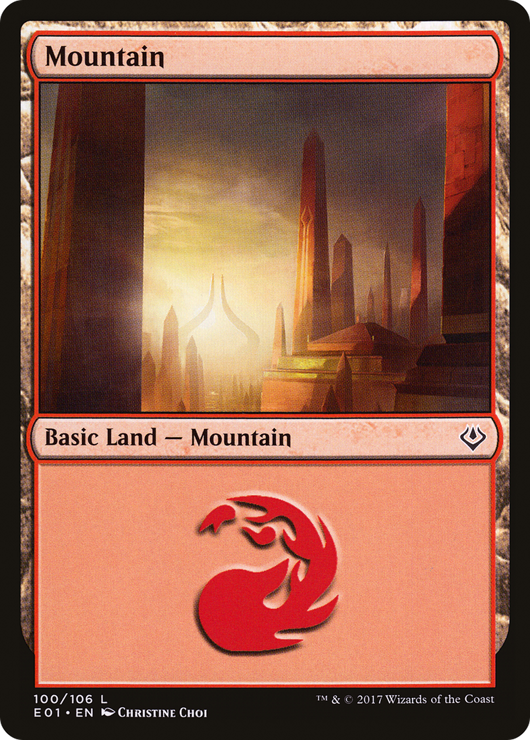 Mountain (E01-100) - Archenemy: Nicol Bolas