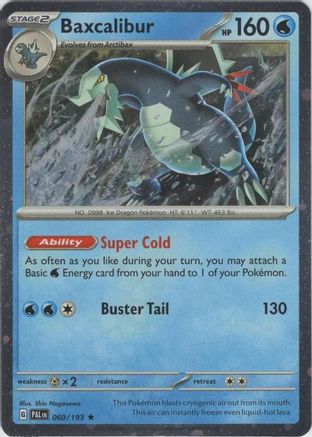 Baxcalibur (Cosmos Holo) (60/193) - Blister Exclusives Holofoil - Promo