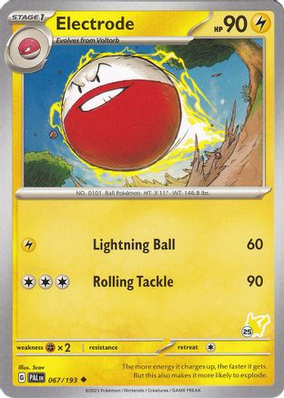 Electrode - Pikachu 25 ()