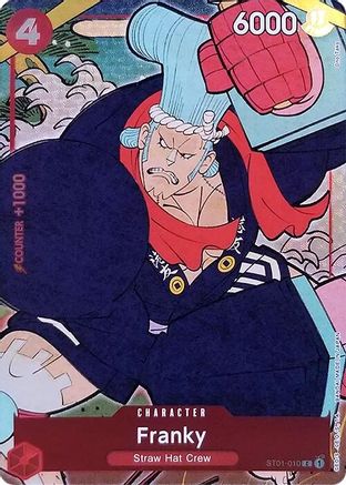 (ST01-010) Franky (English Version 1st Anniversary Set) - One Piece Promotion Cards Foil
