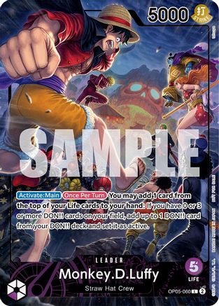 (OP05-060) Monkey.D.Luffy (PSA Magazine) - One Piece Promotion Cards Foil