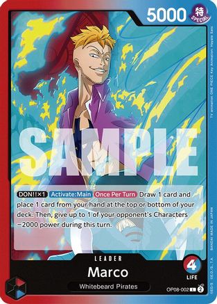 (OP08-002) Marco - Two Legends Normal