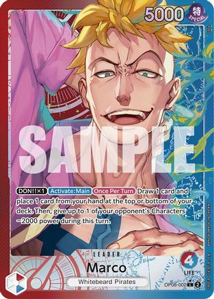 (OP08-002) Marco (Parallel) - Two Legends Foil