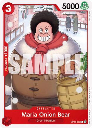 (OP08-009) Maria Onion Bear - Two Legends Normal