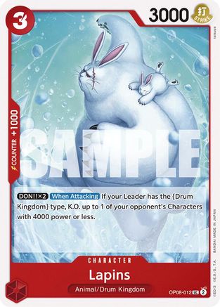 (OP08-012) Lapins - Two Legends Normal