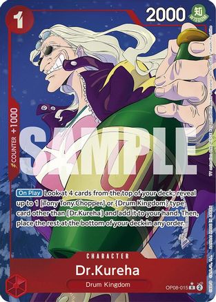 (OP08-015) Dr.Kureha (Parallel) - Two Legends Foil