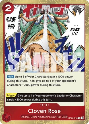 (OP08-018) Cloven Rose - Two Legends Foil