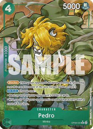 (OP08-030) Pedro (Parallel) - Two Legends Foil
