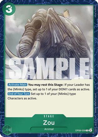 (OP08-039) Zou - Two Legends Foil