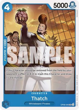 (OP08-045) Thatch - Two Legends Normal