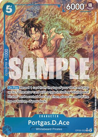 (OP08-052) Portgas.D.Ace (Parallel) - Two Legends Foil
