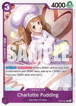 (OP08-067) Charlotte Pudding (067) - Two Legends Foil