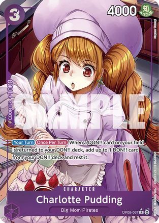 (OP08-067) Charlotte Pudding (067) (Parallel) - Two Legends Foil